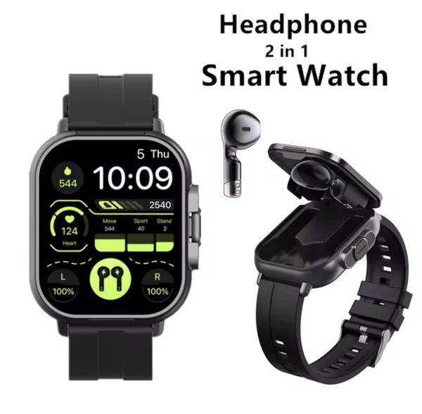 SMART SPORT WATCH + HEADPHONES (2in1)
